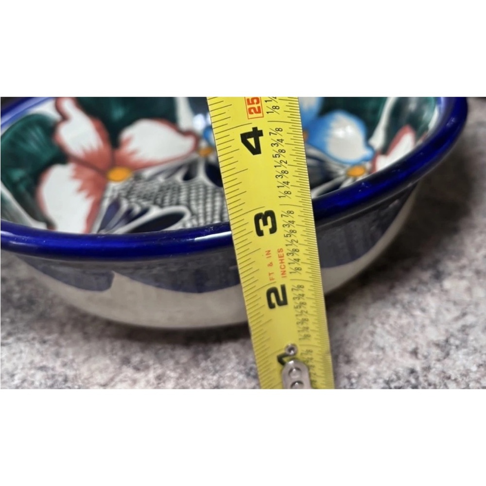 Vibrant Talavera Multicolor Ceramic Bowl - Picture 9 of 9